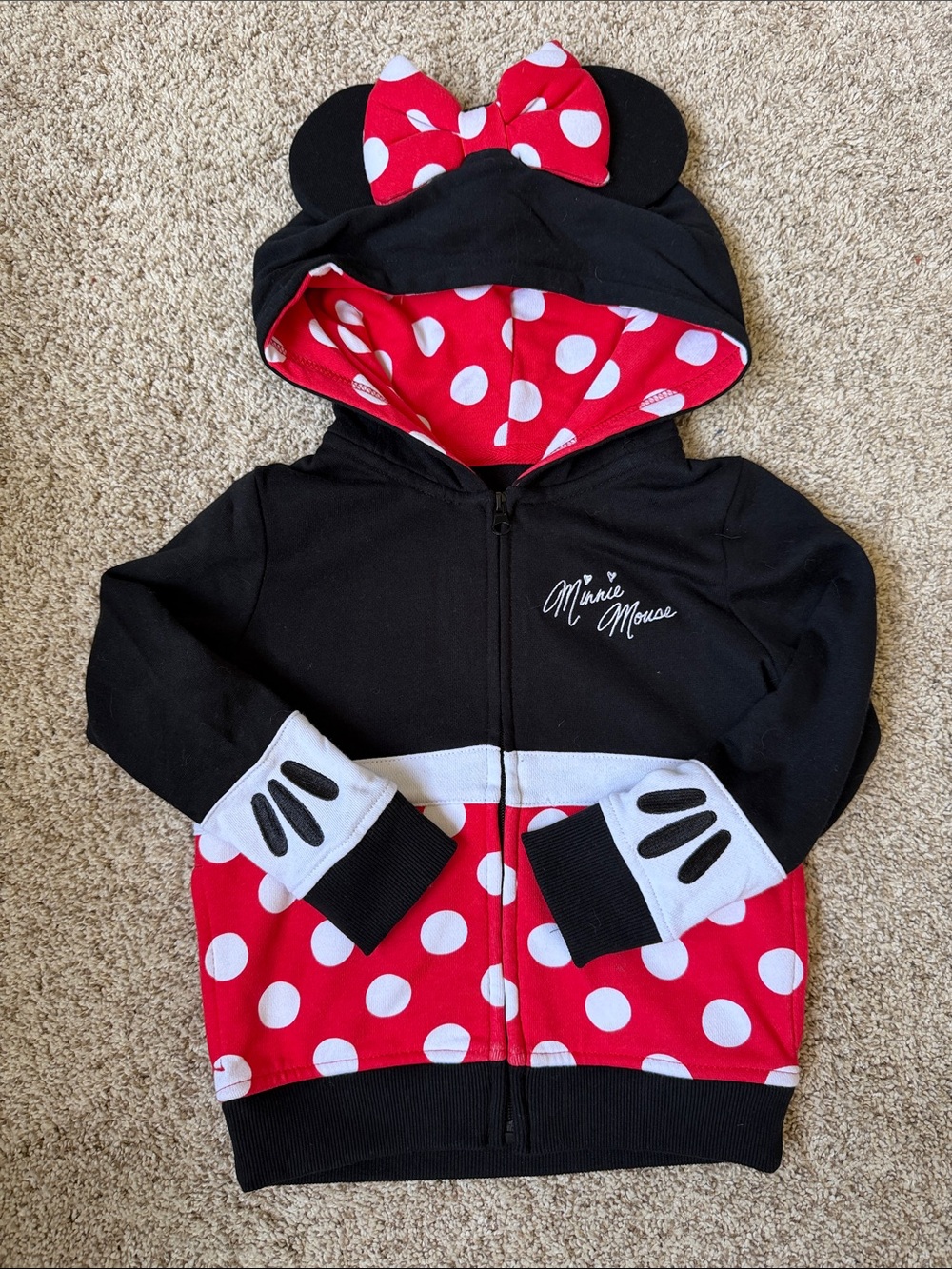 Minnie Mouse Zip-Up
